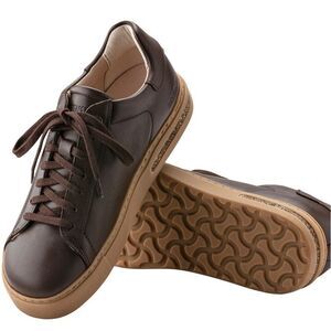 Birkenstock Bend Limited Edition Leather Sneakers- Roast